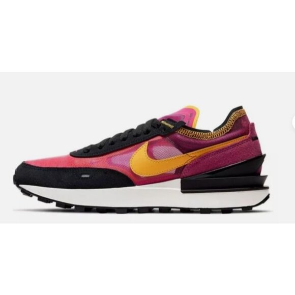Nike Shoes - Nike Waffle 1 Women's Active Fuchsia/Black /Gold Sneakers DC2533-600 Size 7